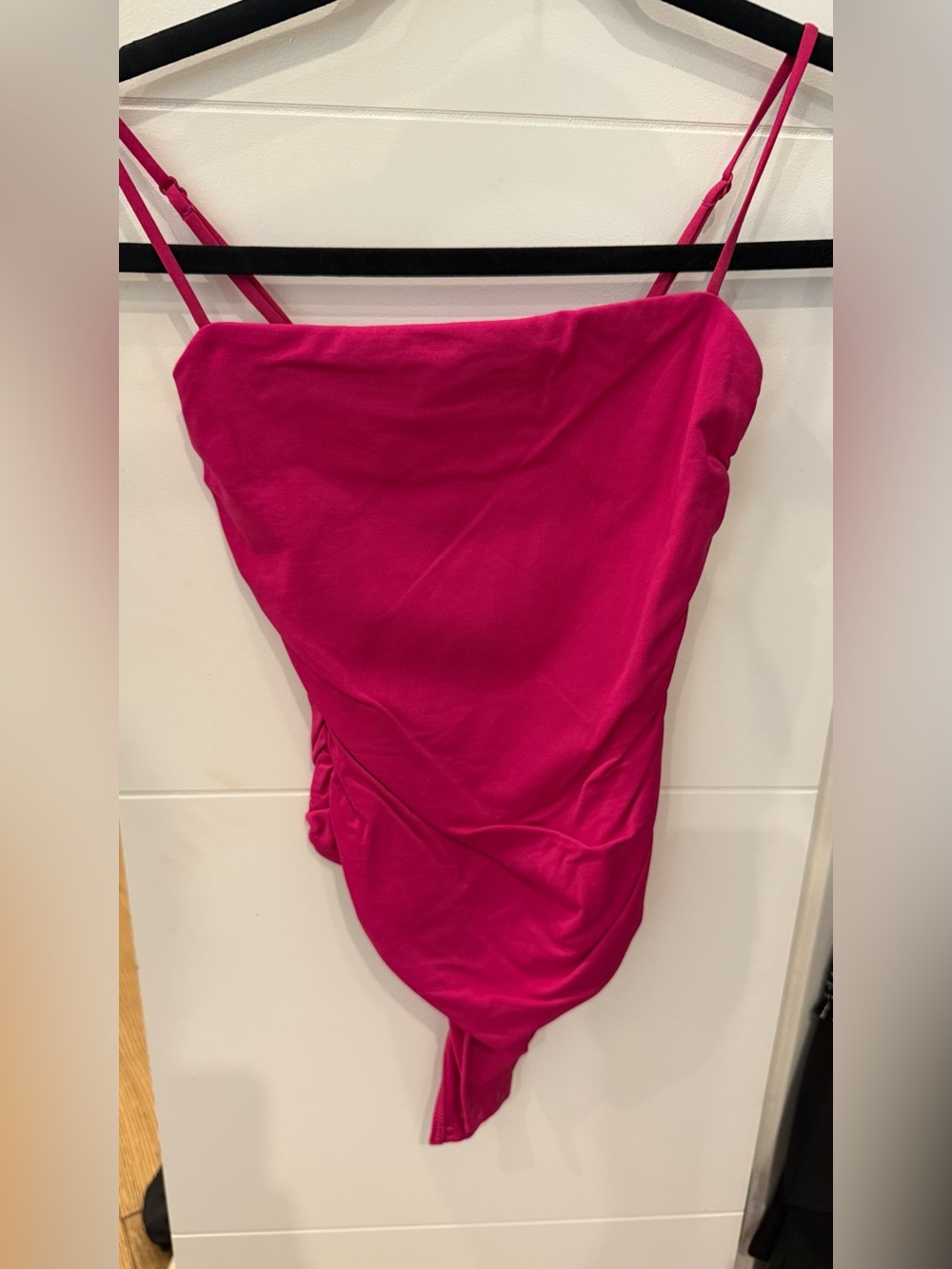 Aritzia Babaton Hot Pink Bodysuit